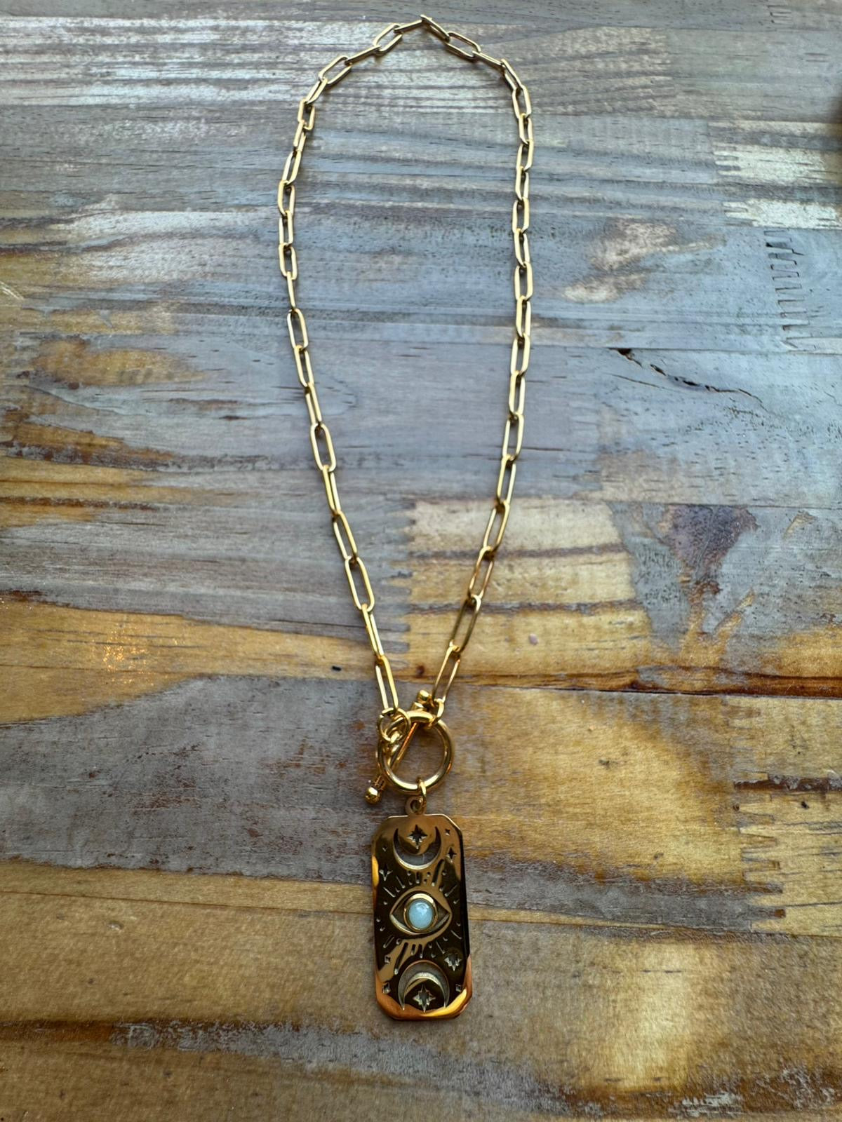 Collar Tercer Ojo y Luna