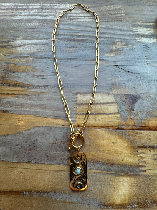 Collar Tercer Ojo y Luna