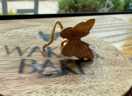 Anillo mariposa ajustable