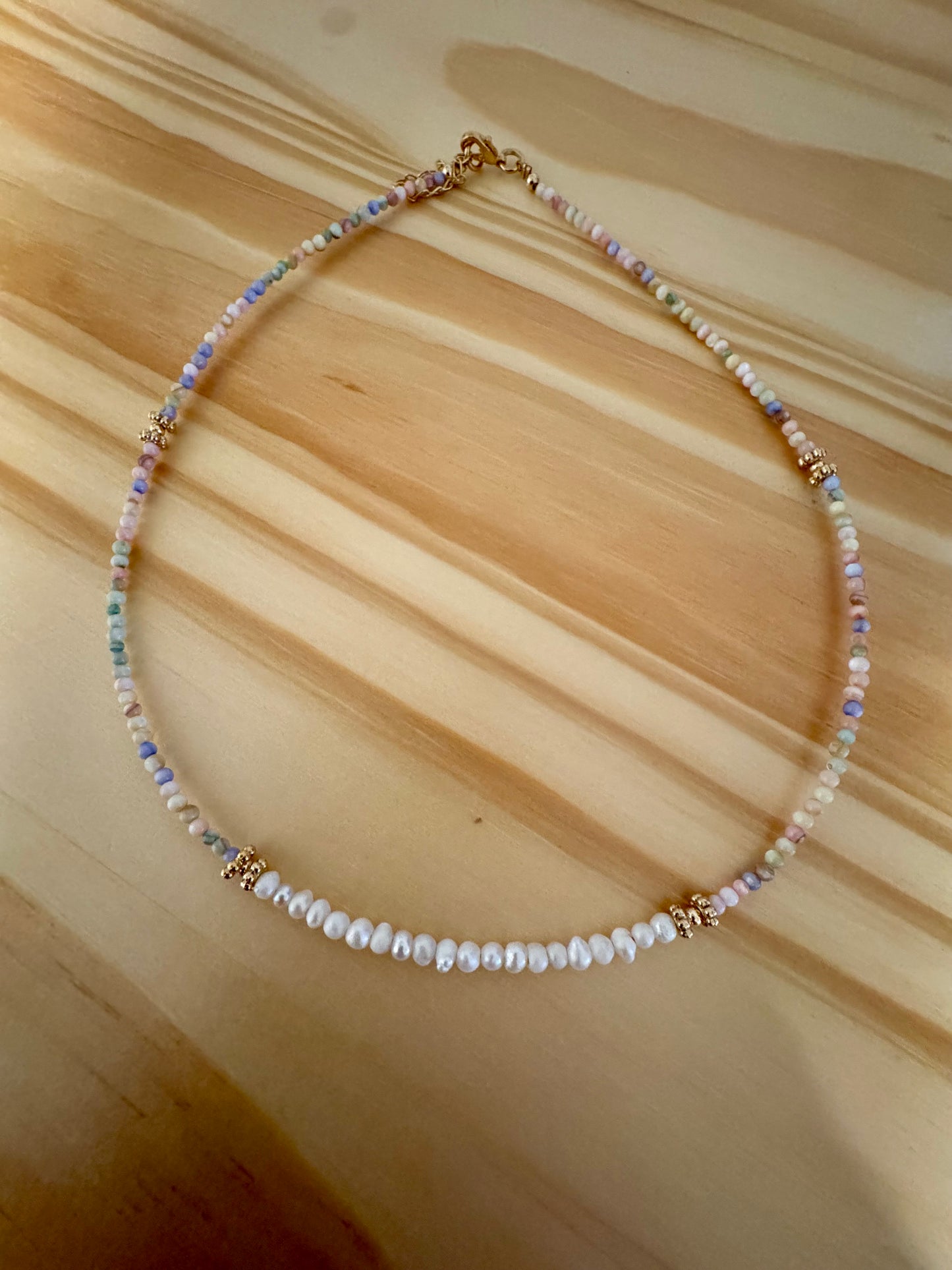 Collar perlitas y colores